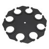 Multi Microphone Holder 8 Slots Multiple Mic Organizer Stand for Wired and Wireless Mics 3 8 Connection Thread