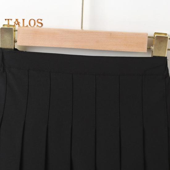 Юбка в складку для девочек, регулируемый эластичный пояс, спортивные юбки, плиссированная теннисная юбка против морщин, повседневная мини-юбка с заниженной талией для девочек