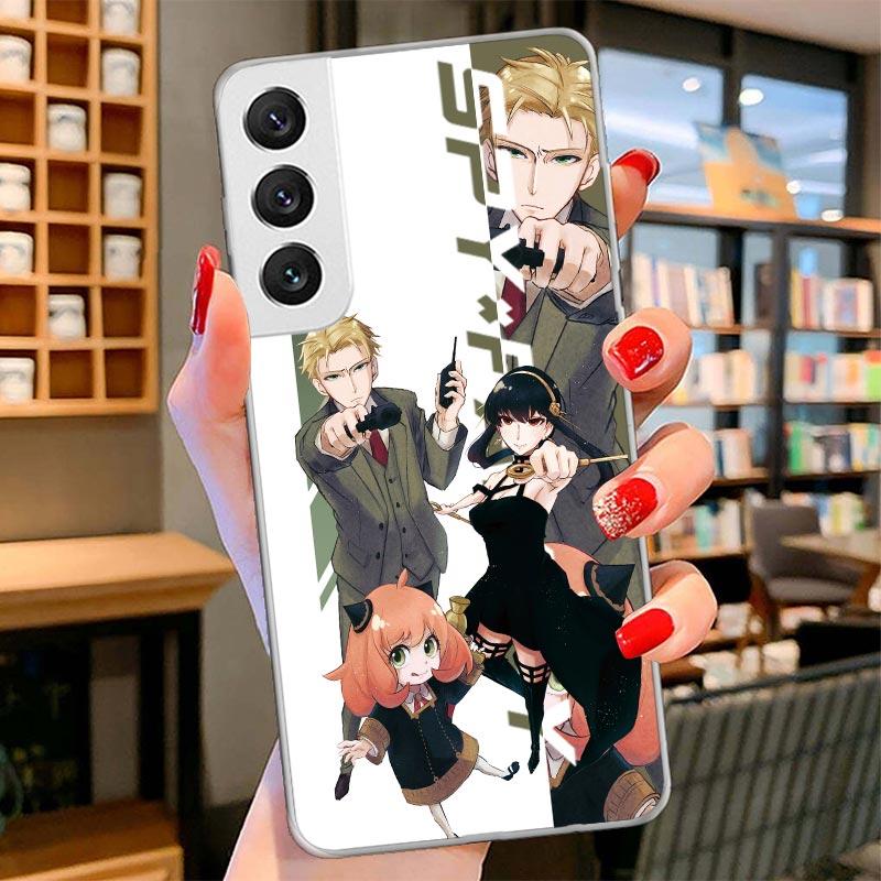 Anime Spy Family Anya Cover Phone Case For Samsung Galaxy S26 S25 Edge S24 Ultra S23 S22 Plus S21 S20 FE Soft Fundas Shell Galax