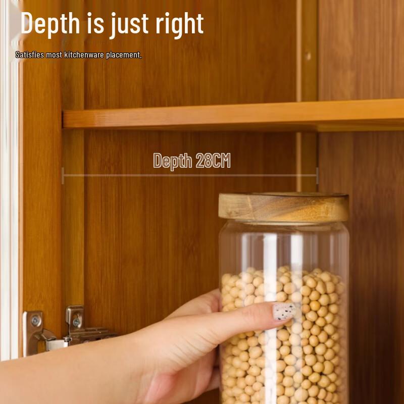 Шкаф для хранения Beifu Slim из бамбука