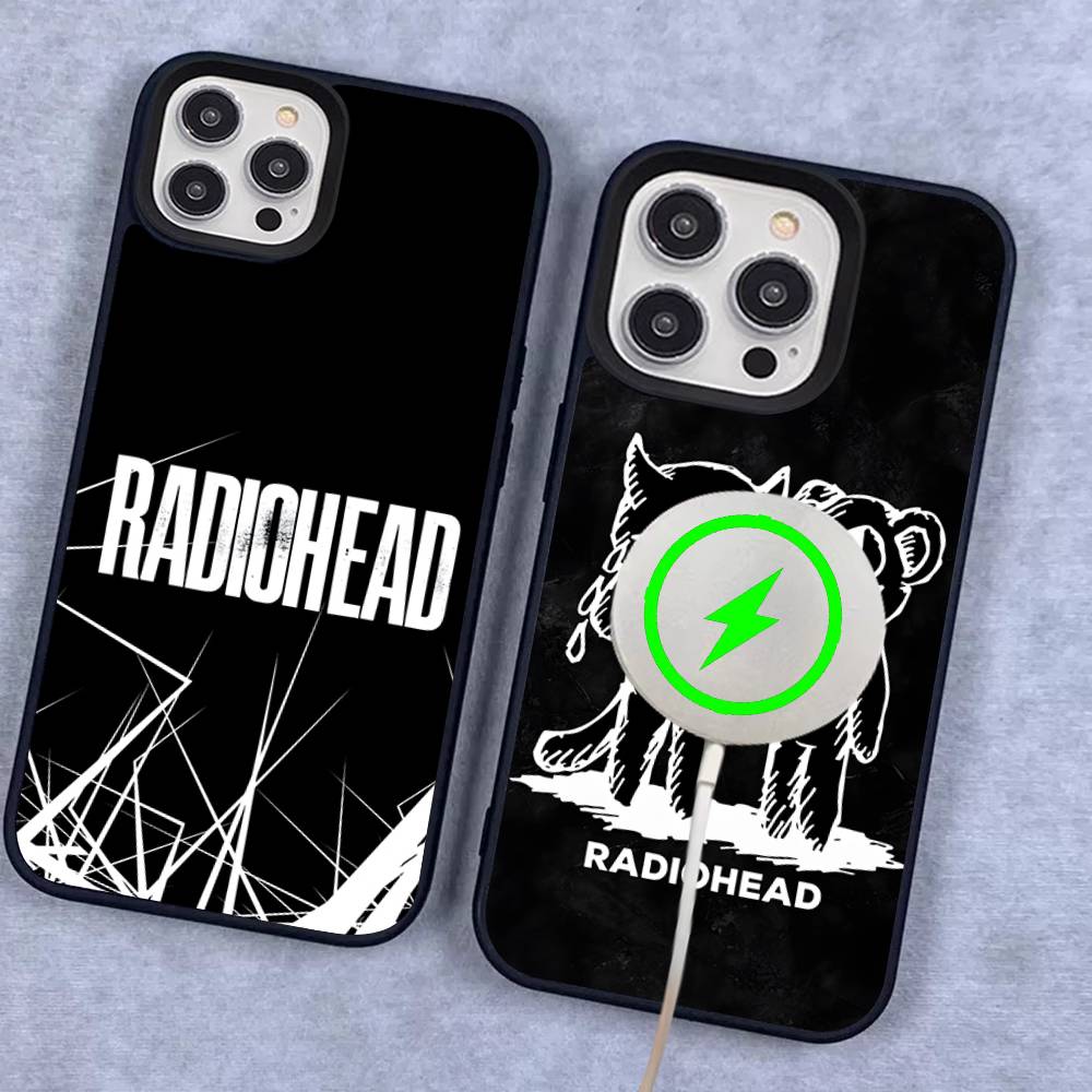R-Radiohead Рок-группа Для Magsafe Магнитный Чехол-бампер Для IPhone 11 12 13 14 15 16 17 Pro Max Plus