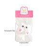 Cartoon Cat Plush Keychain Cute Toy Plush Stuffed Rabbit Doll Keyring Kawaii Soft Bear Pendant With Tail Backpack Decor