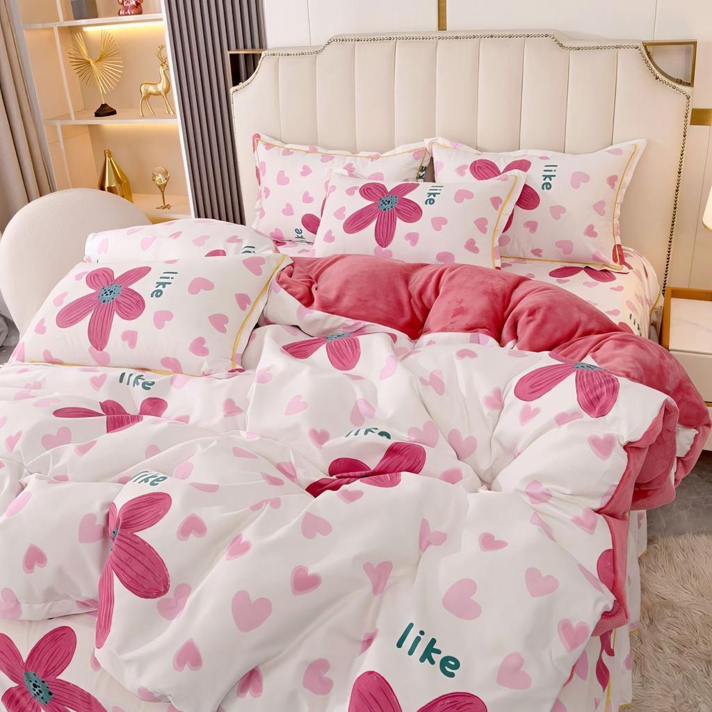 Пододеяльник из молочного бархата AB Зимний пододеяльник Утолщенный для сохранения тепла Однопредметный Односторонний Пододеяльник из молочного бархата Одеяло