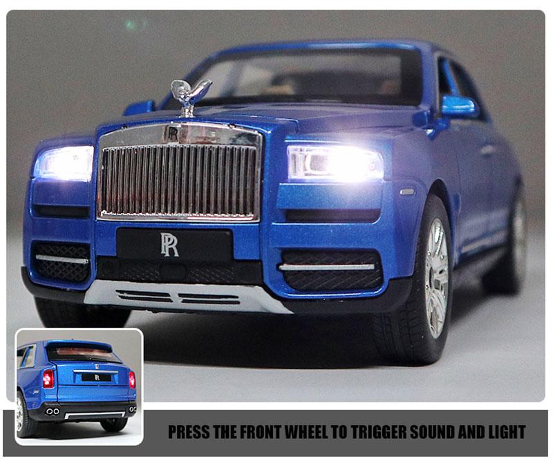 1/24 Rolls-Royce Cullinan Модель автомобиля Металлическая модель автомобиля Литой автомобиль из сплава Детская игрушка Подарочные предметы коллекционирования Бесплатная доставка