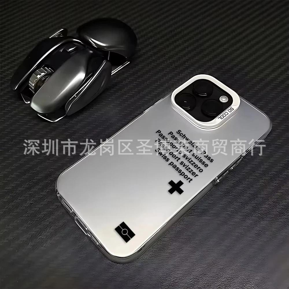 Новая модель для внешней торговли подходит для Apple 15 цветной серебристый iPhone14Pro креативный 11promax матовый 16 защитный чехол 17.