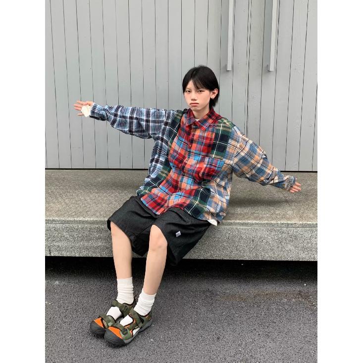 Рубашка с длинным рукавом с буквенным принтом 2024 года в японском стиле в стиле Гонконга, свободная рубашка для мальчиков, летнее модное универсальное повседневное пальто