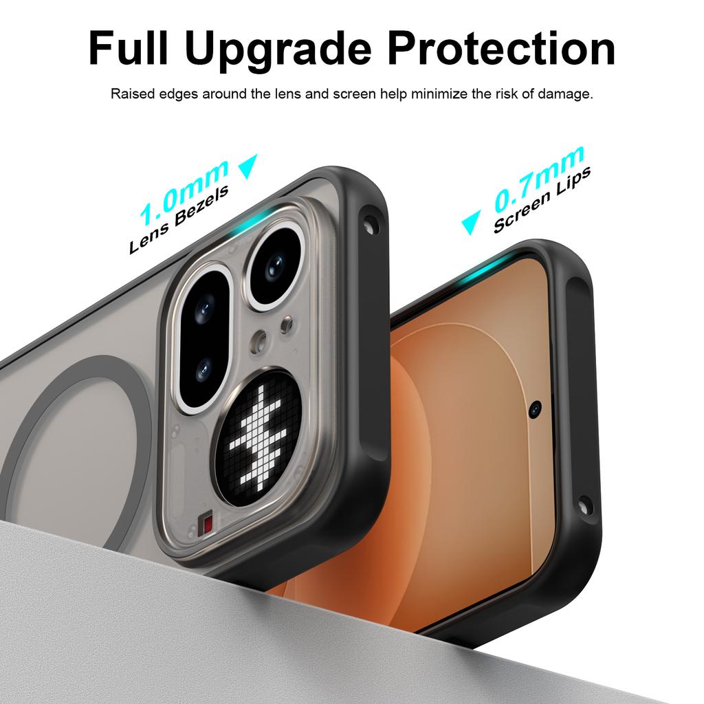Для Magsafe Беспроводная Зарядка Магнитный Чехол Для Nothing Phone 4A Pro NothingPhone4APro 5G Ударопрочный Матовый Задний Чехол Coque