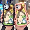Painted Pattern Big Wave Edge Soft Silicone Material Macaron Phone Case Shockproof Protective Rubber Casing for Samsung Xiaomi Poco Redmi