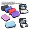 EVA Travel Protective Case, Multifunctional Large Capacity Waterproof Storage Bag, Data Cable Storage Bag