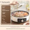 Midea Multi-functional Electric Griddle CN plug (adapter included)