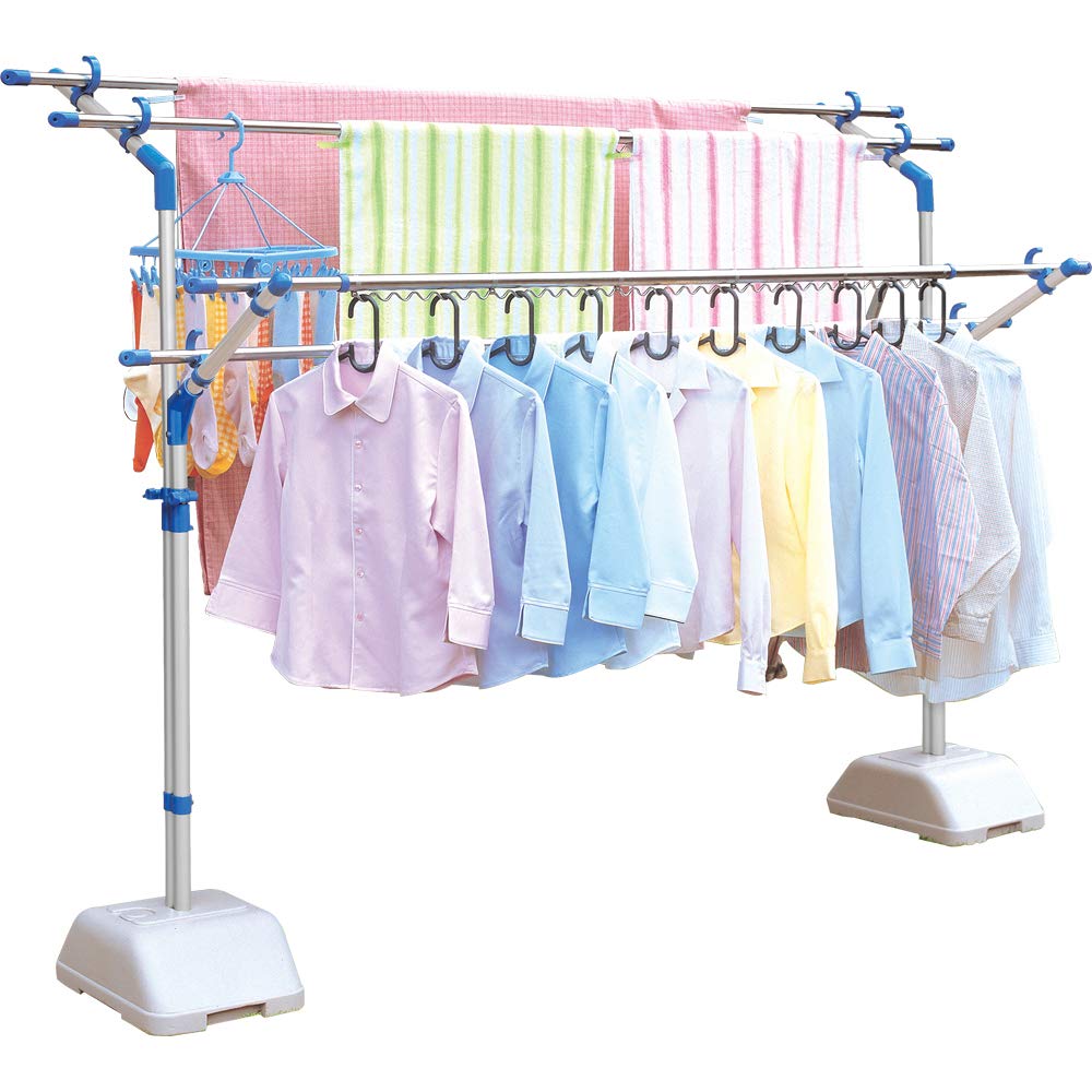 Iris Ohyama Aluminum Drying Blow Stand Set AMS-169R