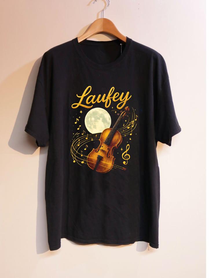 Inspired Laufey Logo For Fans Black Colour S to 5XL Unisex Shirt SN734