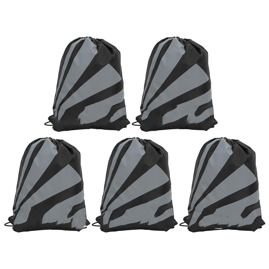 Набор из 5 штук Уличный рюкзак на шнурке Водонепроницаемая складная спортивная сумка Пляжный карман для плавания