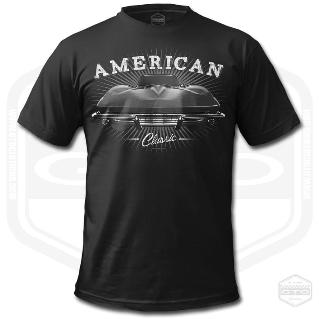 1967 Corvette Stingray T-Shirt Men American Sports Car Fan Art