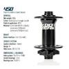 Koozer 450 Boost Front Hub TA 15x110 Thru Axle Hub 28H 32 Holes 6 Bolts Disc 2 Sealed Bearing Light Bike Parts Bicycle Hubs