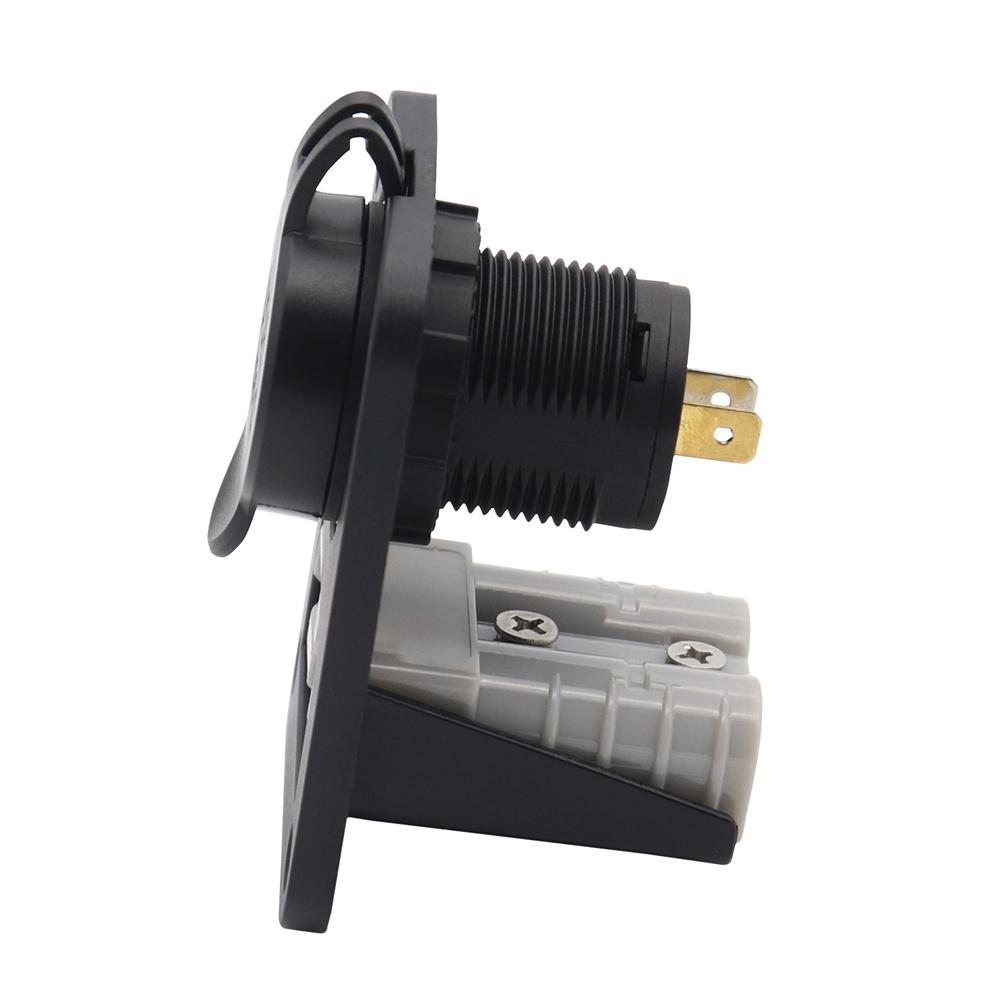 Anderson Style 50 Amp Plug USB+Type C Socket Flush Mount Recessed Plate 12-24V