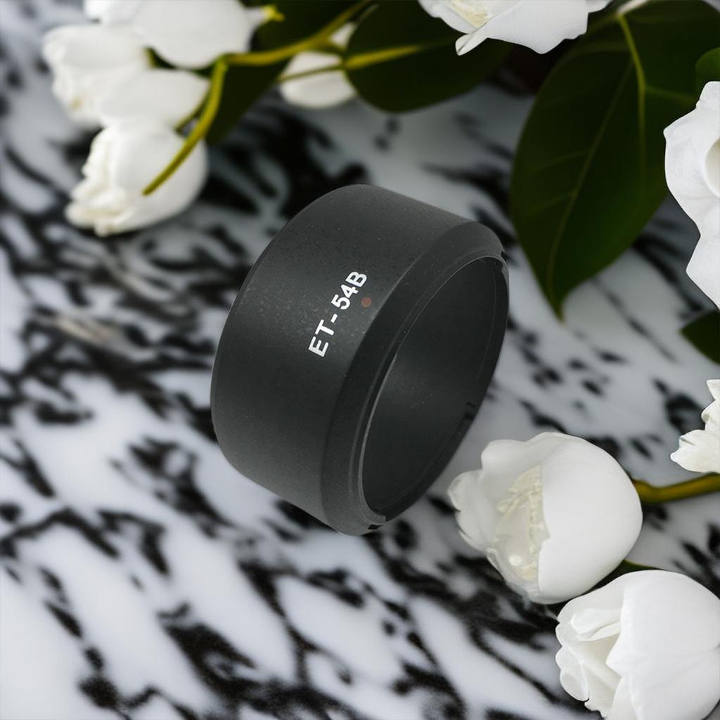 ET-54B Lens Hood for EF-M 55-200mm STM EOS M3 M10 Cameras Sunshade Lens Cover Cap Protector ET54B