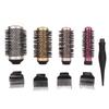 4pcs Round Hair Brush Set Styling Barrels Multi Diameter Comfortable Grip Blow Drying Comb Roller