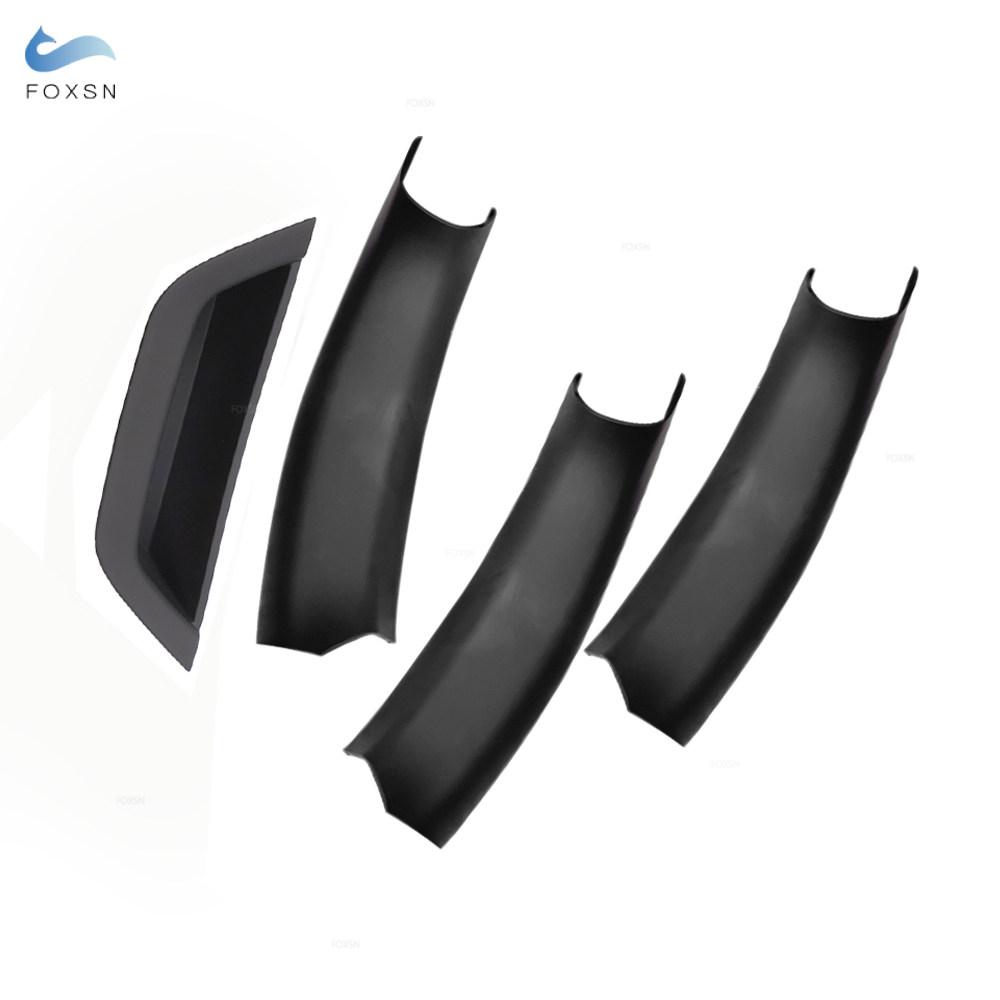 For BMW X3 X4 F25 F26 2010 2011 2012 2013 2014 2015 2016 2017 Carbon Texture Car Interior Door Pull Handle Panel Trim