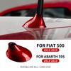 Real Hard Carbon Fiber Antenna Shark Fin for Fiat 500 Abarth 595 2012-2023 Interior Accessories