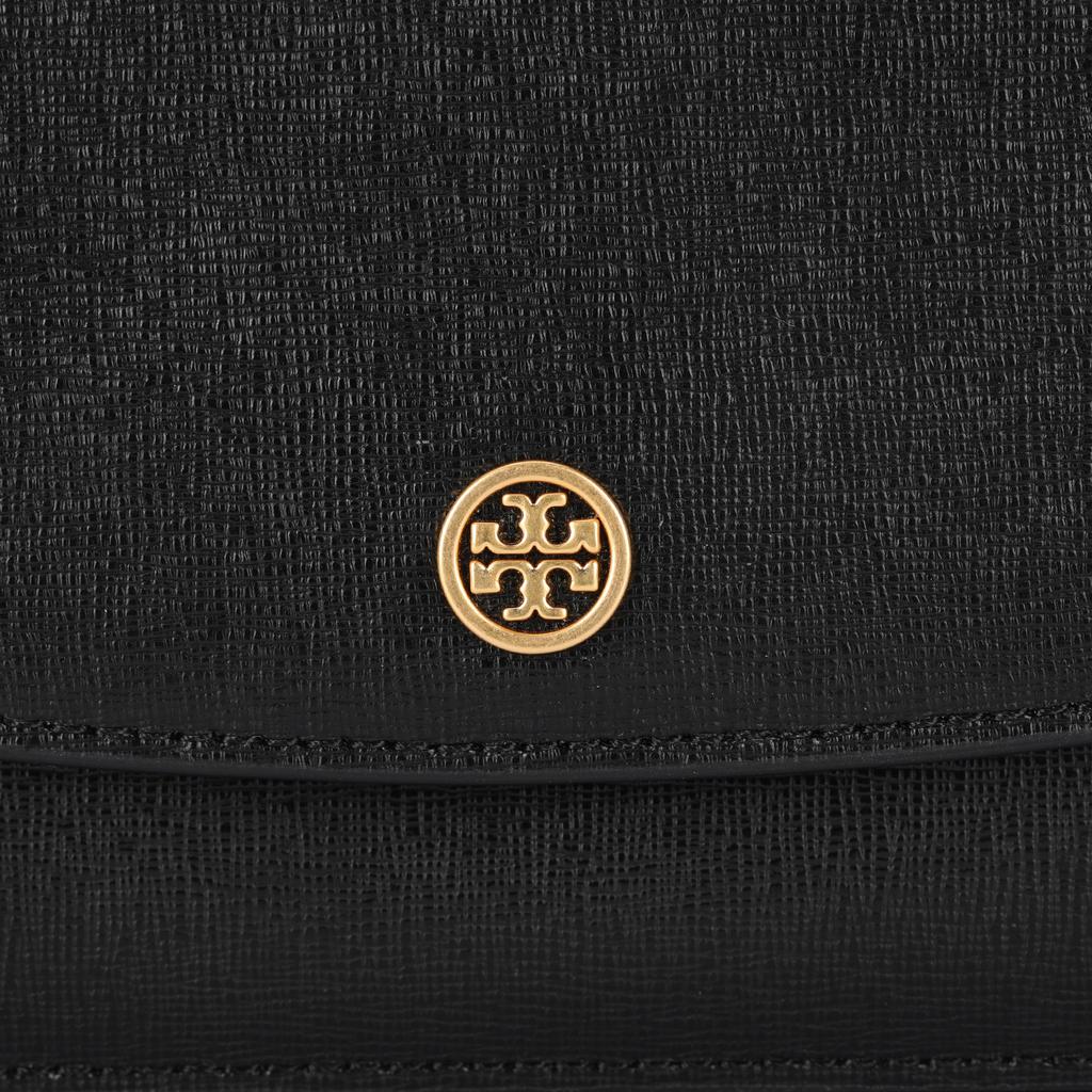 Tory Burch Кошелек женский Robinson Chain из кожи Черный 82946-001