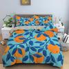Fruit Raspberry Duvet Cover King Queen Double Size 3D Grapefruit Blueberry Print Soft Bedding Set 2/3pcs Polyester Quilt Cover