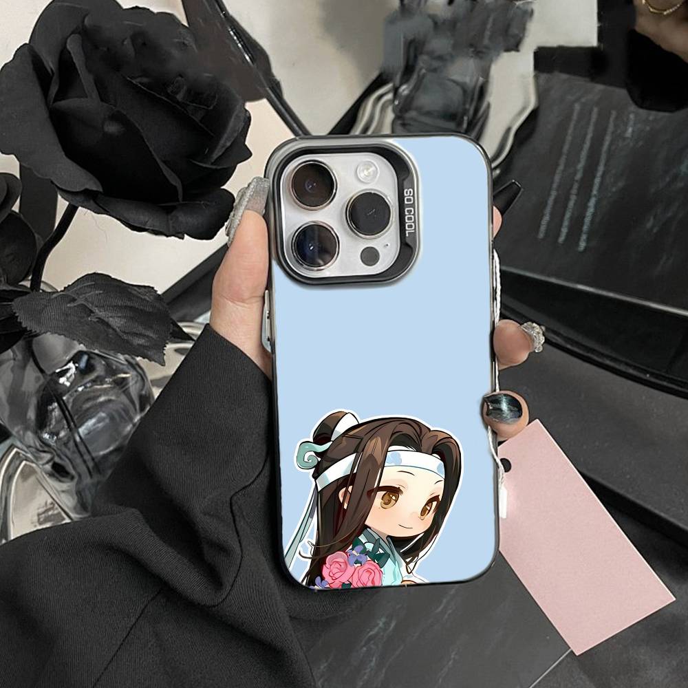 Чехол для телефона "Грандмастер Демонической Культивации" для IPhone 16 17 15 14 12 13 Pro Max Черный Цвет Ударопрочный Чехол