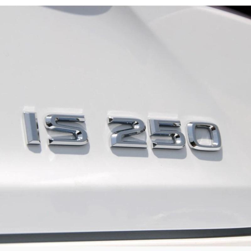 3D ES200 ES260 IS250 GS300 GX400 NX300 RX350 RX450h LX570 LM350 LS600h Задний багажник логотип ABS модифицированный улучшенный буквенный логотип