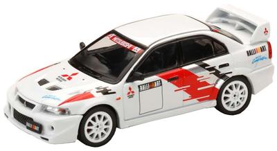 Mitsubishi LANCER RS EVOLUTION 6 2000 RALLIART Белый 1/64 (CP9A)