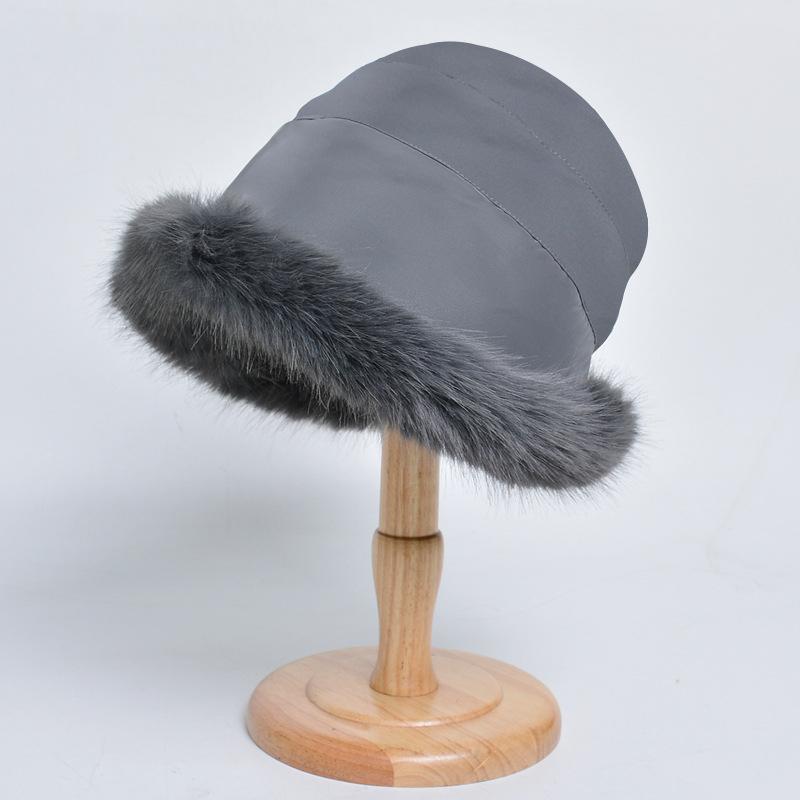 2023 большая пушистая панама из искусственного меха, женская роскошная плюшевая шапка в рыбацком стиле, теплая зимняя шапка, утепленная панама для холодного снежного дня