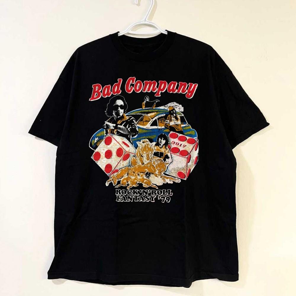 Vintage Bad Company Rock N Roll Fantasy Gift For Fans Unisex S-5XL Shirt SS1338 Unisex T-Shirt