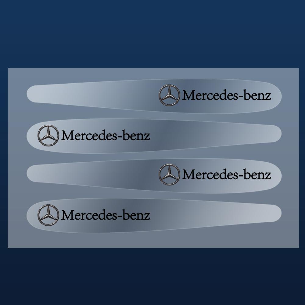 GLC GLB 4/8PC Transparent Car Door Handle Cup Protector Film Anti Scratch Sticker For Mercedes Benz AMG W108 W203 W204 W210 W21