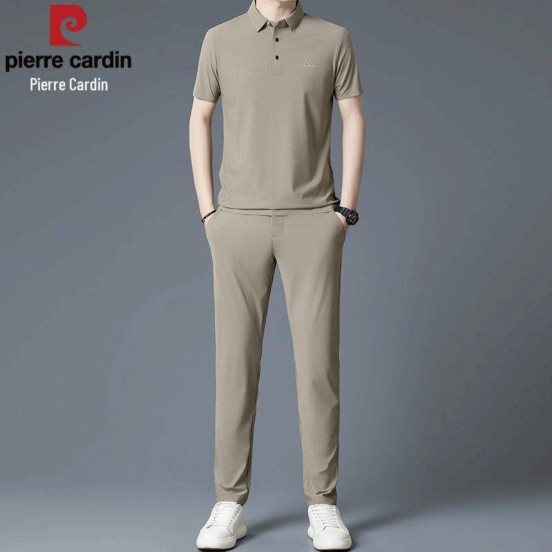 Pierre Cardin Мужской комплект из короткорубашки-поло и шорт из ледяного шелка
