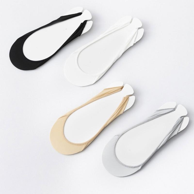 Antislip Strap Half Toe Invisible Low Cut Liner Socks Ball of Foot Cushioned No Show Padded Half Socks For Women Heel