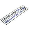 Official Football 3D Embossed Metal Hanging Street Sign