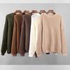 Loose Autumn Sweater Women Korean Elegant Knitted Sweater Oversized Warm Female Pullovers Fashion Solid Tops