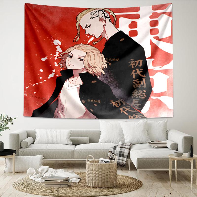 Tokyo anime Tapestry Hanging for Bedroom,Livingroom, Playroom,Decor Art Room Wall Tapestry Holiday and Birthday Gifts