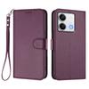 For Xiaomi Redmi Note 13 5G (China)/Xiaomi Redmi Note 13 5G Leather Case Wallet Stand Phone Cover with Wrist Strap