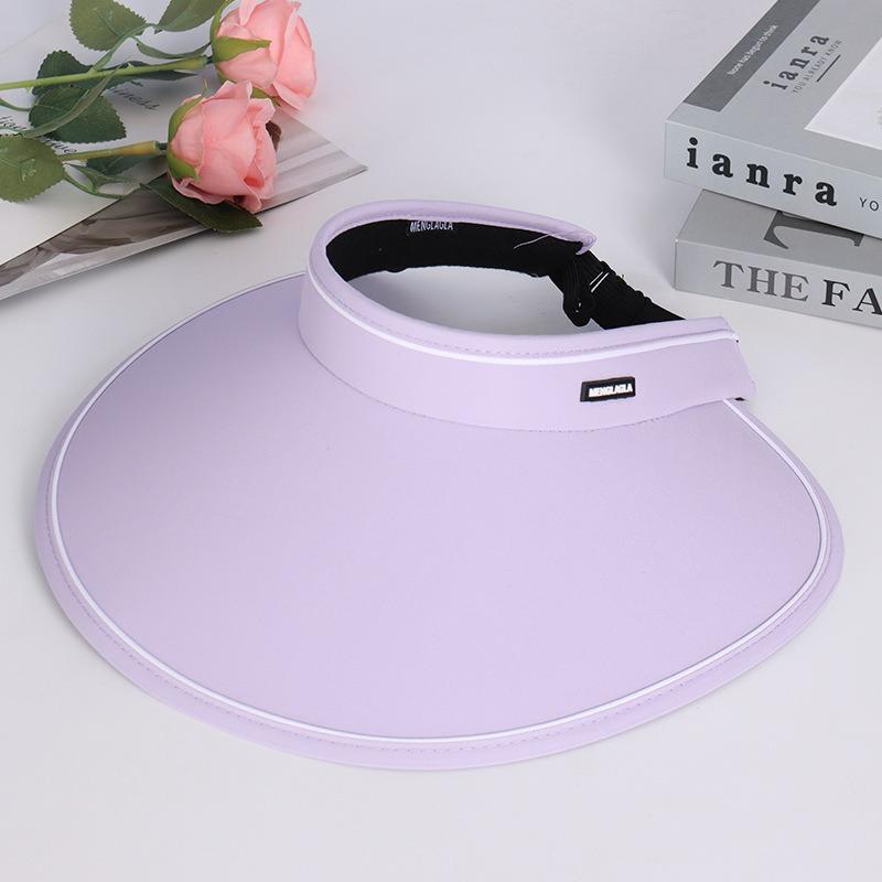 New Empty Top Hat Women's Sunscreen Hat Outdoor Sun Hat Women's Summer Empty Top Big Brim Big Brim Design