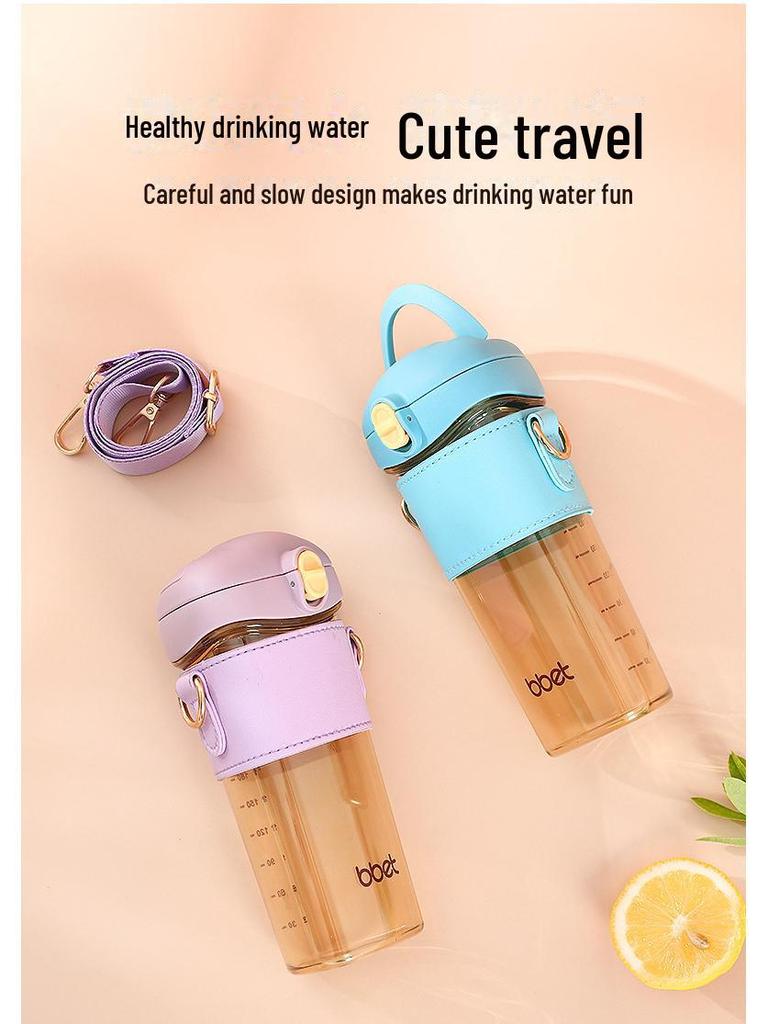 Большая емкость PPSU обучающая кружка для детей от 6 месяцев и старше - летняя бутылка для питьевой воды