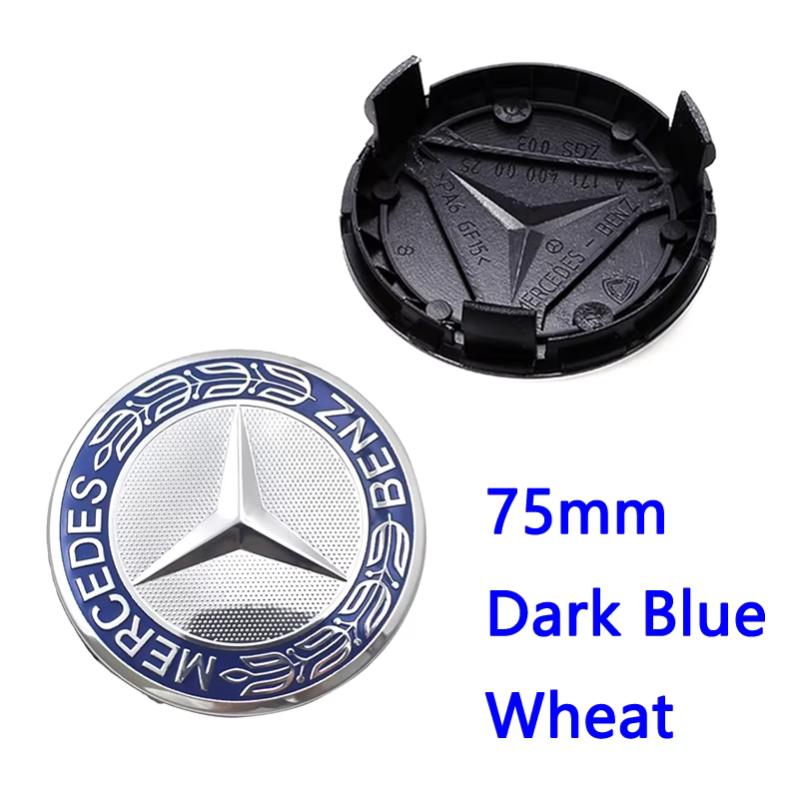 20 40 60 80 шт. 56 мм 60 мм 68 мм 75 мм 3-контактные для GLA GLB GLC A B C E Mercedes Benz Крышки-заглушки для центра ступицы колеса автомобиля Значок Эмблема Логотип