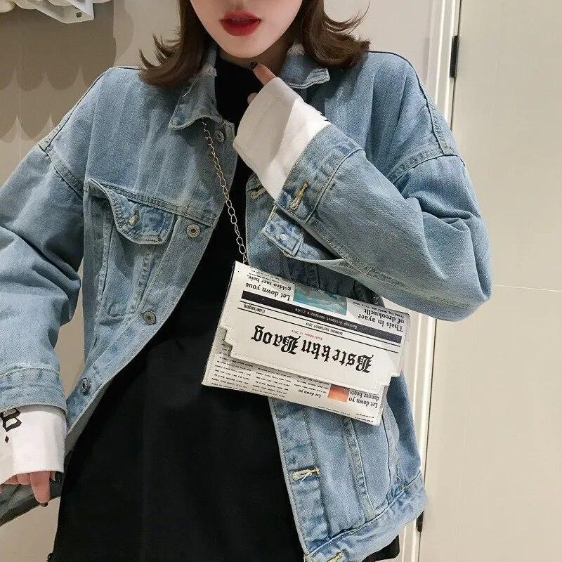 Роскошные дизайнерские женские сумки. Индивидуальные модные сумки на ремне. Женская универсальная сумка-мессенджер. Небольшая квадратная сумка для газетного моделирования.