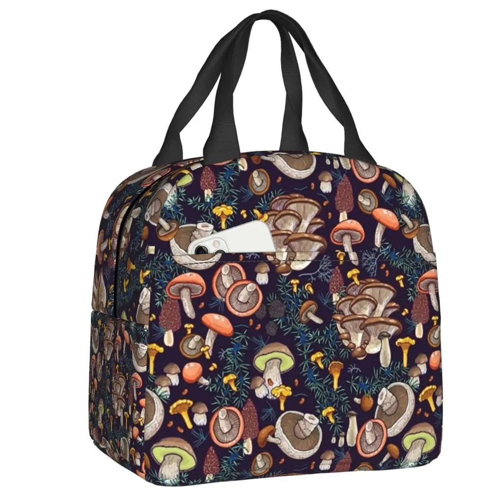 Грибной лес изолированный ланч-бокс для женщин герметичный термохолодильник Bento Box Office Picnic Travel