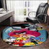 Angry Birds Print Round Rug, Washable Floor Carpet, For Entryway Dorm Laundry Room Office Study, Home Decor Birthday Christmas Gift