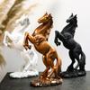 Статуя Лошади Арт Домашний Деко Скульптура Животного Смола Ремесло Статуэтка Орнамент Статуя