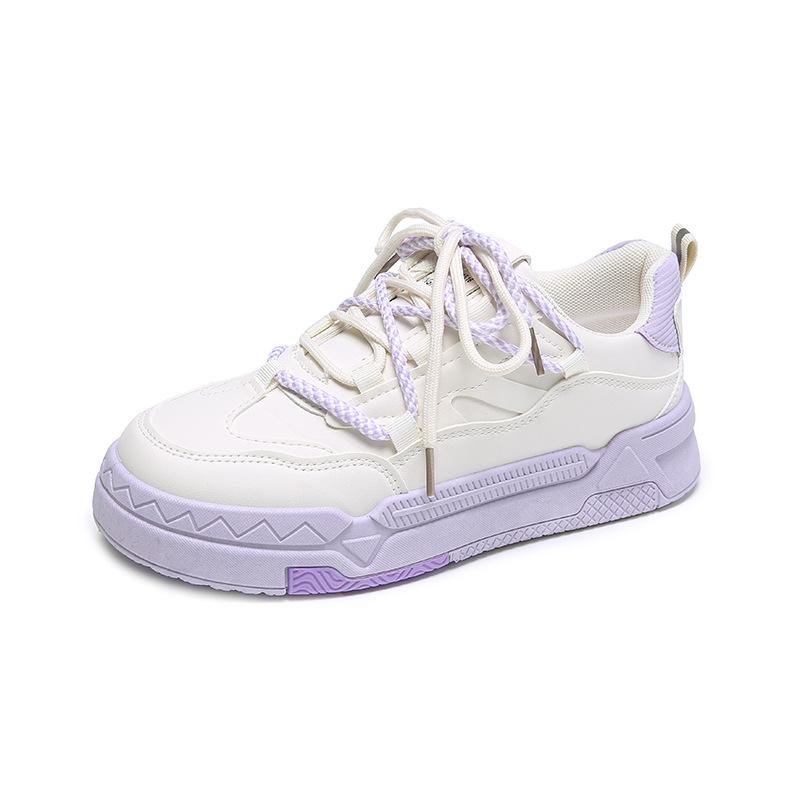 Spring New Casual Versatile Sports Little White Shoes Women's Thick-soled Heightening Women's Shoes Board Shoes