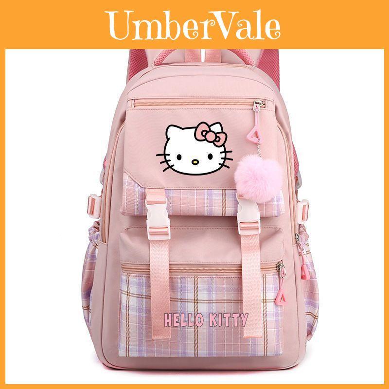 Рюкзак Hello Kitty для девочек и подростков из дышащего материала для повседневных путешествий и школы