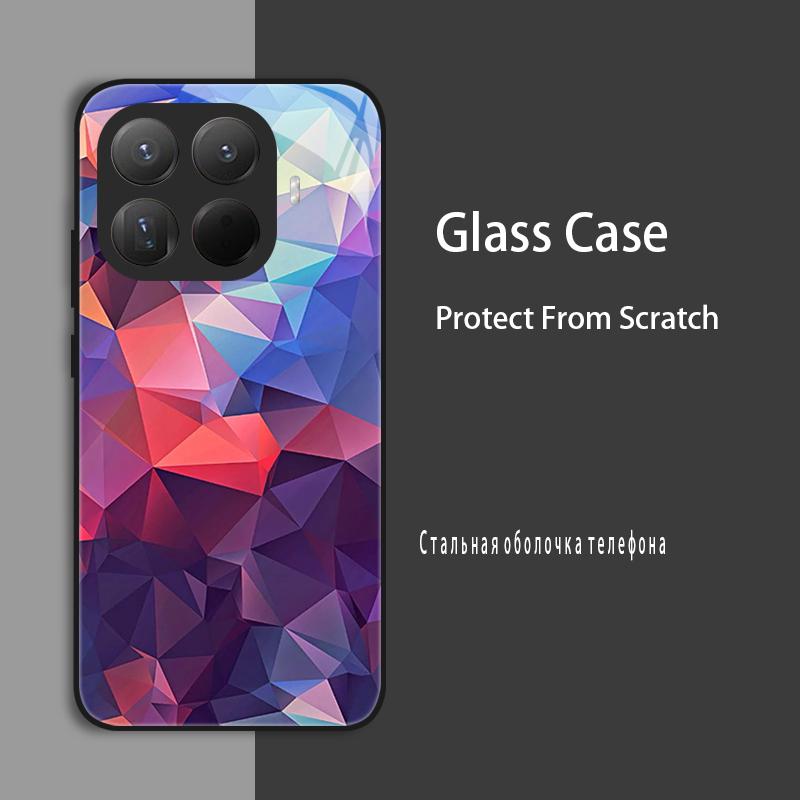 Для Xiaomi 15T Pro Чехол Накладка Чехол из закаленного стекла Жесткий бампер Для Xiaomi mi 15 t 15T Pro 5G 2025 Защитный чехол Протектор Funda