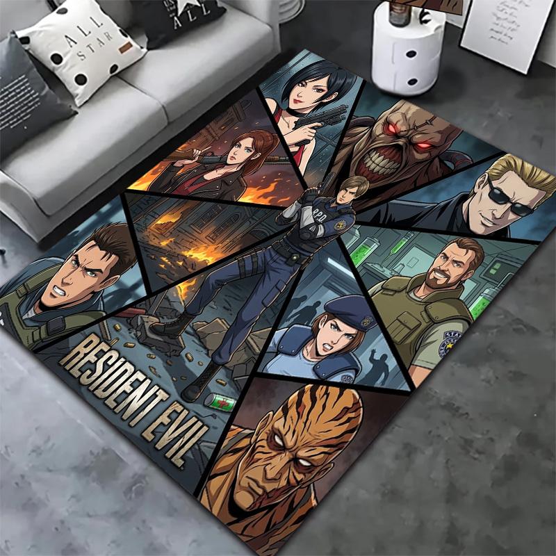 Resident Evil Carpet Rug For Living Room Bedroom Home Sofa Decoration Kids Play Nonslip Floor Mat