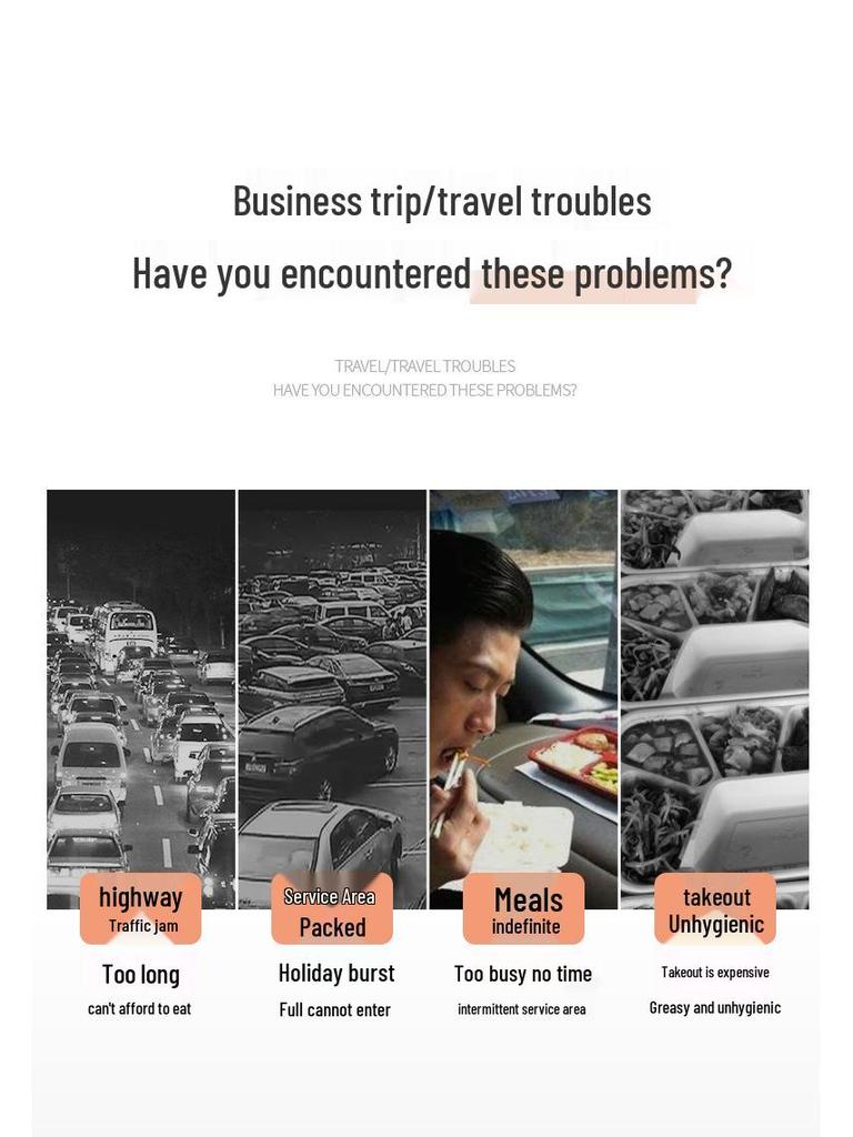 Ouzhibao Smart Dual-Use Rice Cooker Pot, 2L Capacity, 24V/12V for Car and Home.